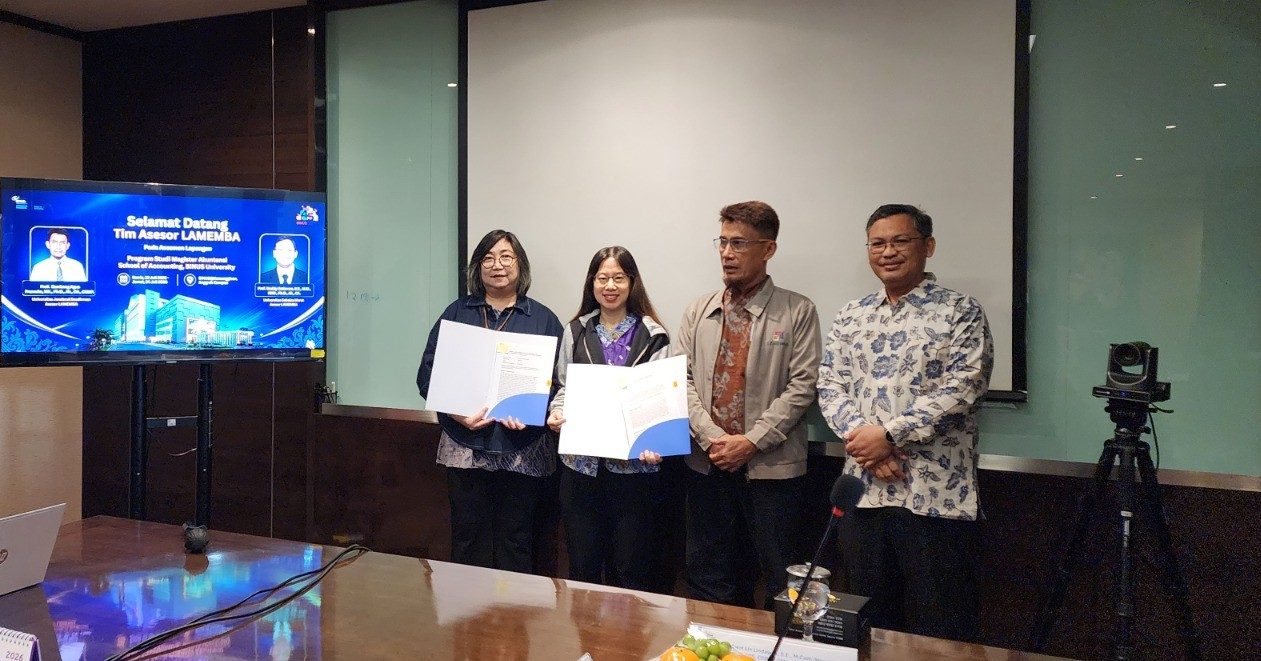 Magister Akuntansi BINUS University Kembali Raih Akreditasi Unggul dari LAMEMBA